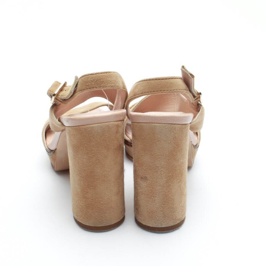 Image 3 of Heeled Sandals EUR 37 Beige in color White | Vite EnVogue