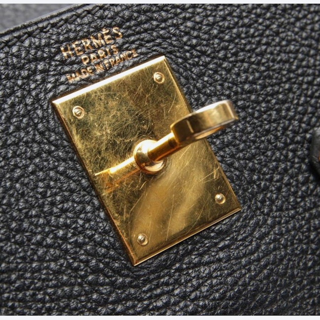 Image 12 of Kelly Bag 32 Handbag Black in color Black | Vite EnVogue