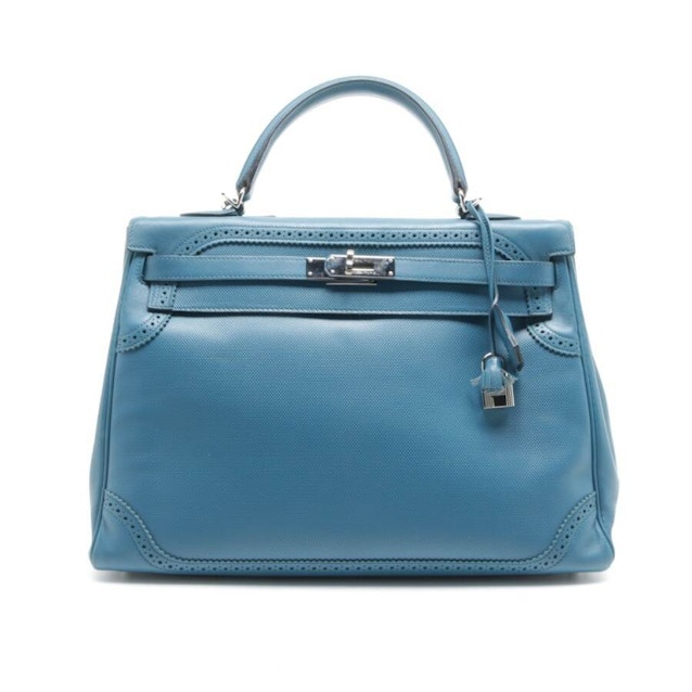Image 1 of Kelly Bag 35 Handbag Blue | Vite EnVogue