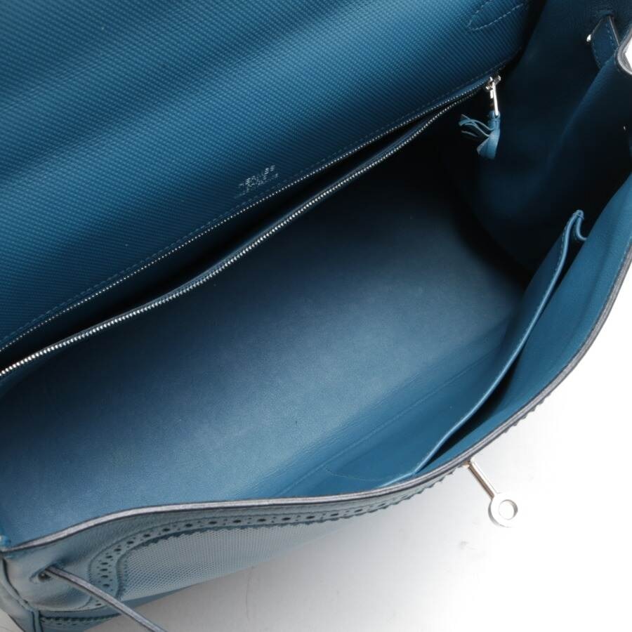 Image 5 of Kelly Bag 35 Handbag Blue in color Blue | Vite EnVogue