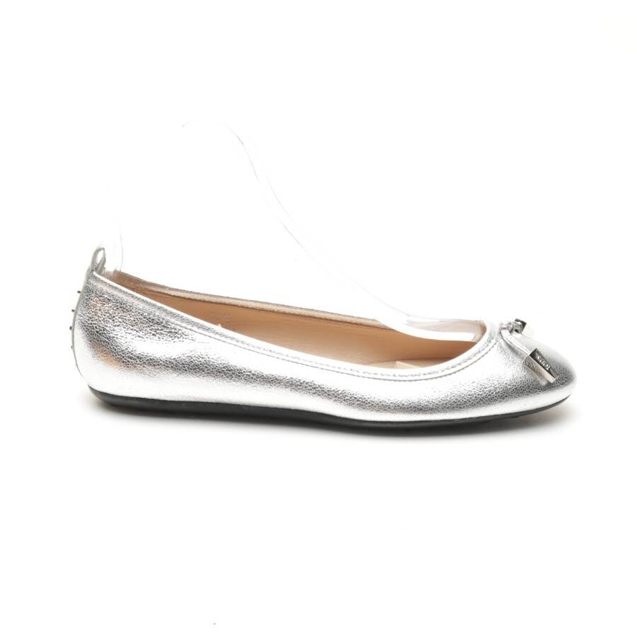 Image 1 of Gommino Ballet Flats EUR 36.5 Silver in color Metallic | Vite EnVogue