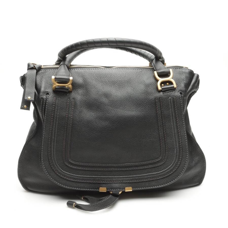 Image 1 of Marcie Tote Bag Large Handbag Black in color Black | Vite EnVogue