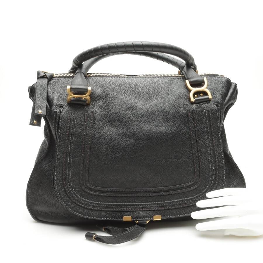 Image 4 of Marcie Tote Bag Large Handbag Black in color Black | Vite EnVogue