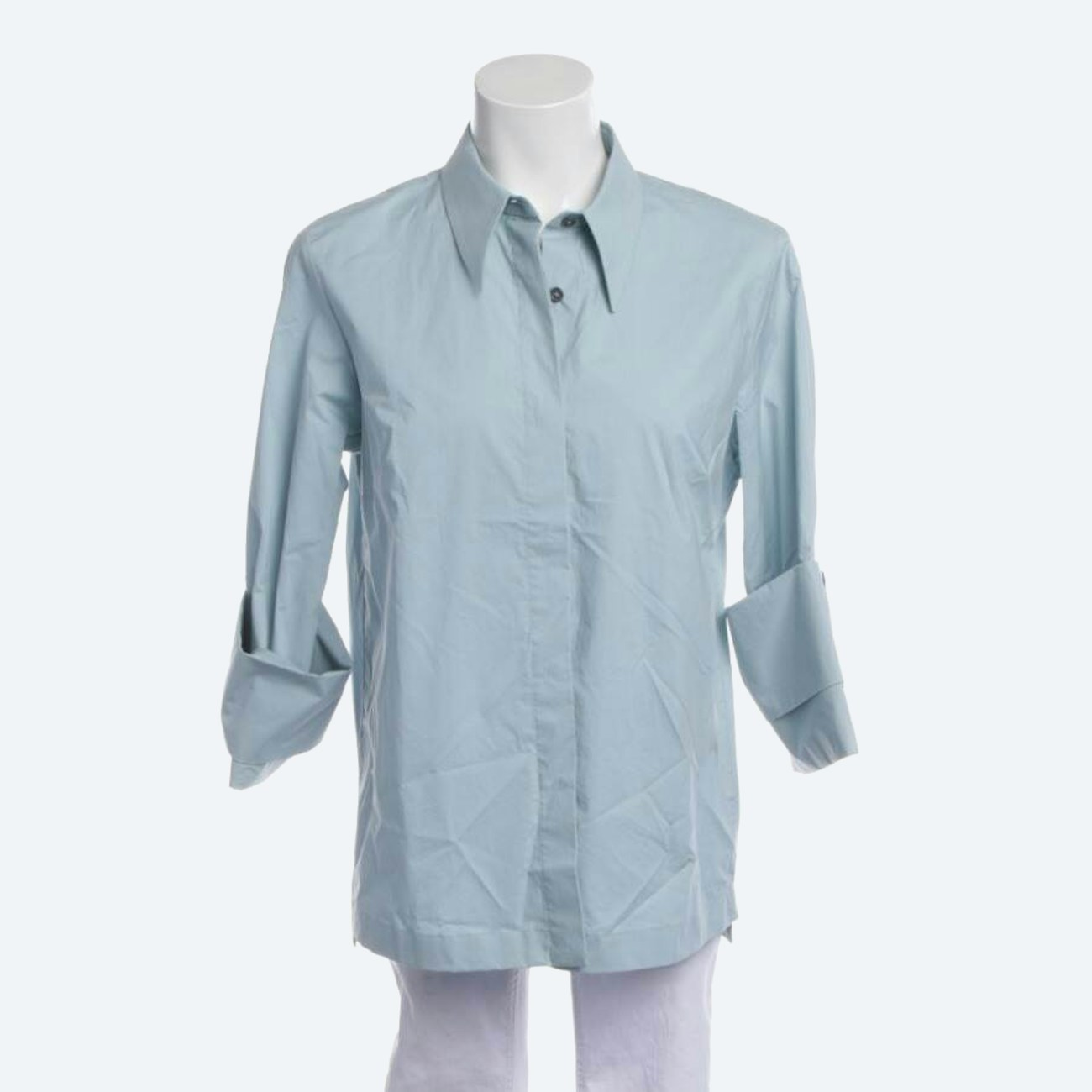 Image 1 of Shirt 40 Light Blue in color Blue | Vite EnVogue