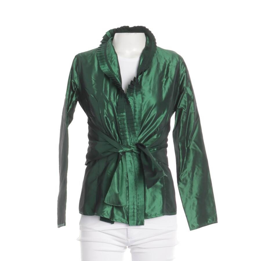 Image 1 of Silk Jacket 34 Green in color Green | Vite EnVogue