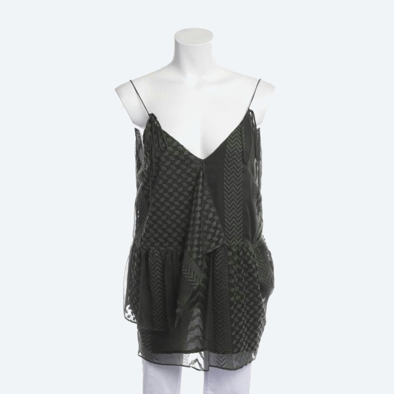 Image 1 of Top M Olive Green in color Green | Vite EnVogue
