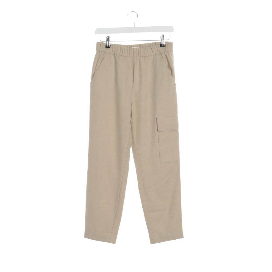 Image 1 of Trousers 34 Beige in color White | Vite EnVogue
