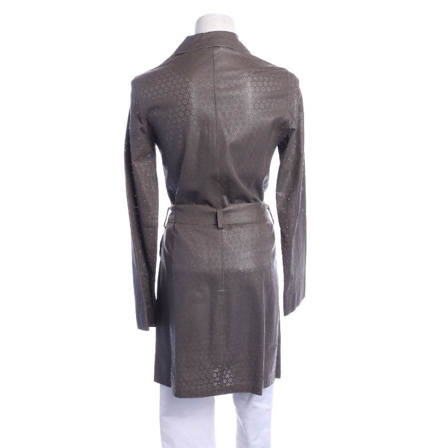 Image 2 of Leather Coat S Brown in color Brown | Vite EnVogue