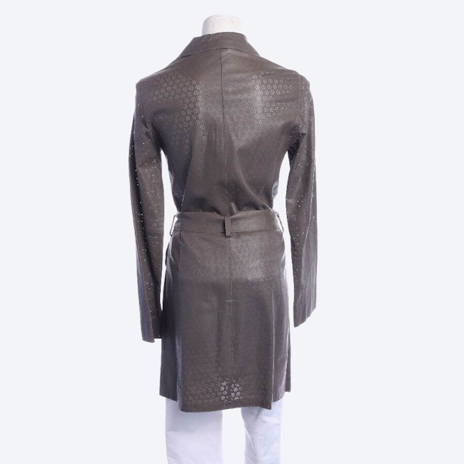 Image 2 of Leather Coat S Brown in color Brown | Vite EnVogue