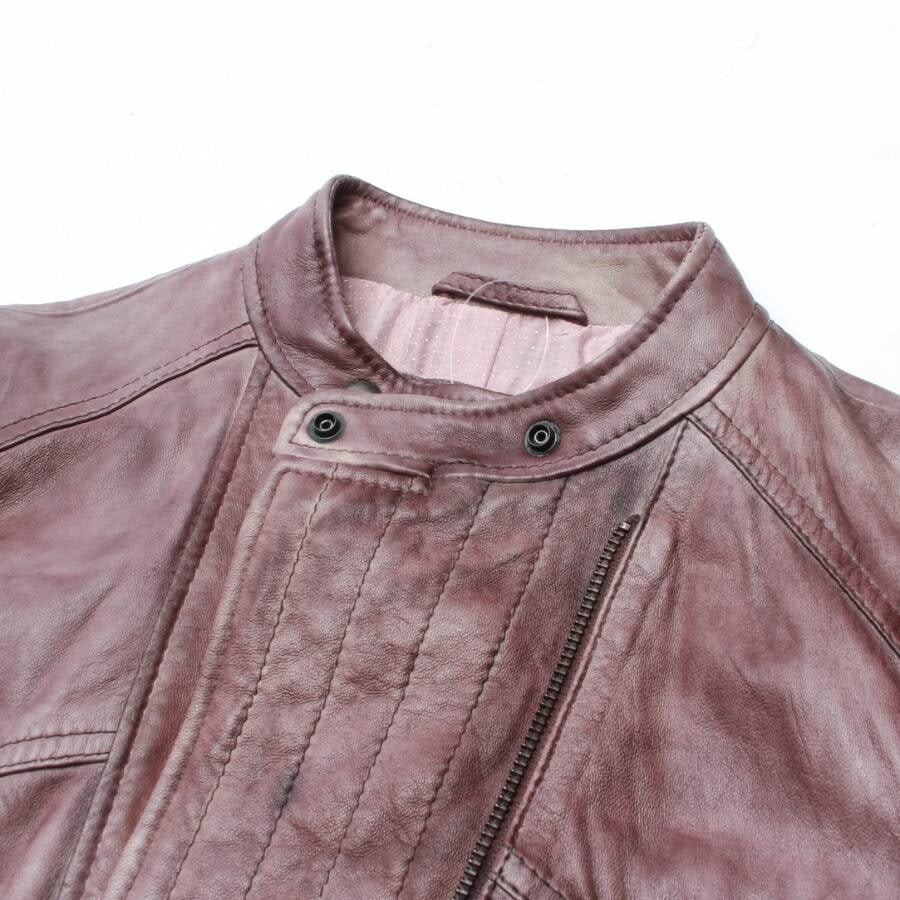 Image 3 of LeatherJacket 36 Rose Gold in color Metallic | Vite EnVogue