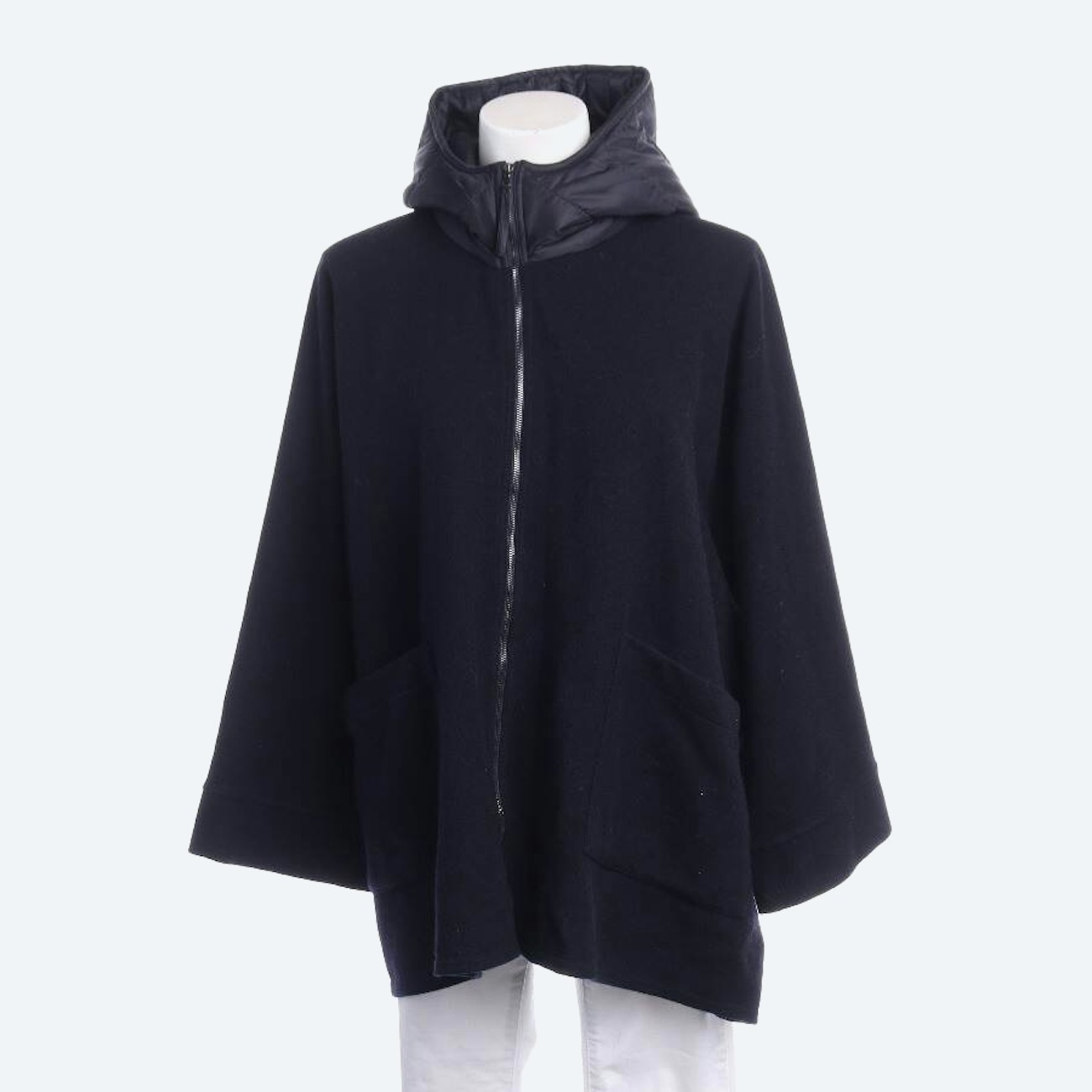 Image 1 of Between-seasons Coat One Size Navy in color Blue | Vite EnVogue