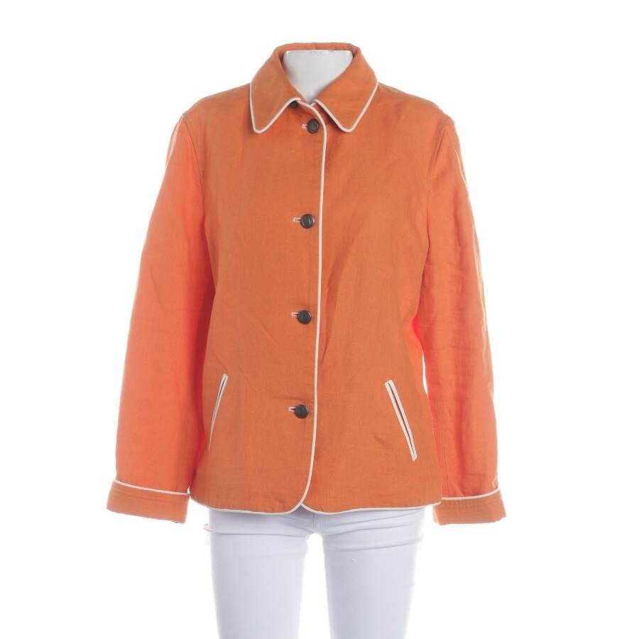 Image 1 of Linen Jacket XL Orange in color Orange | Vite EnVogue