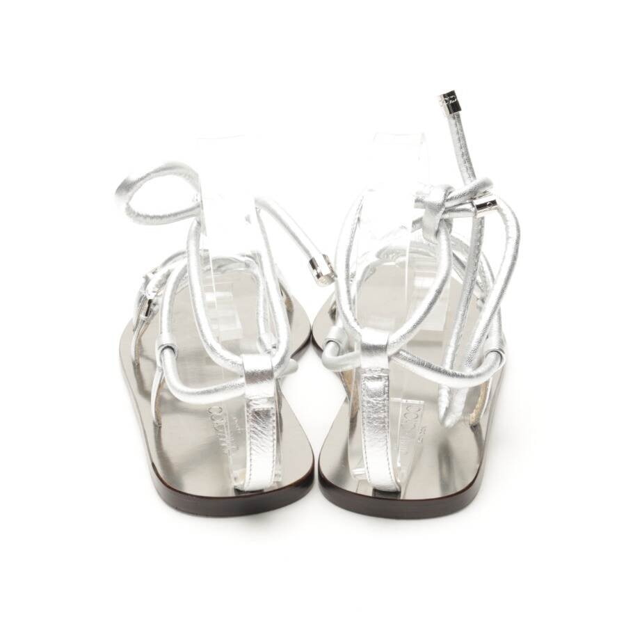 Image 3 of Strappy Sandals EUR38 Silver in color Metallic | Vite EnVogue