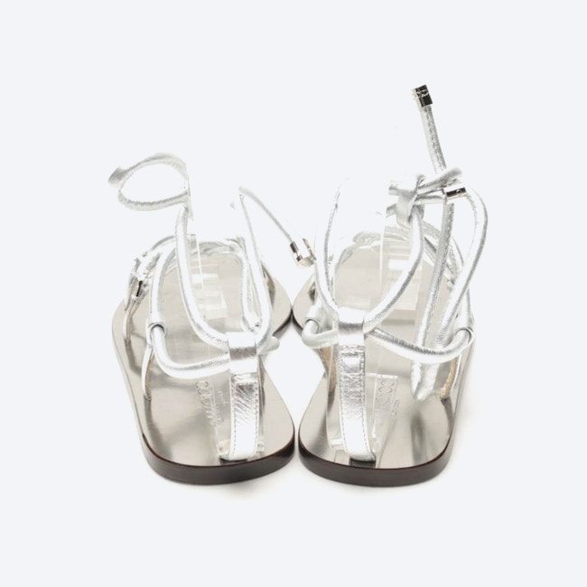 Image 3 of Strappy Sandals EUR38 Silver in color Metallic | Vite EnVogue