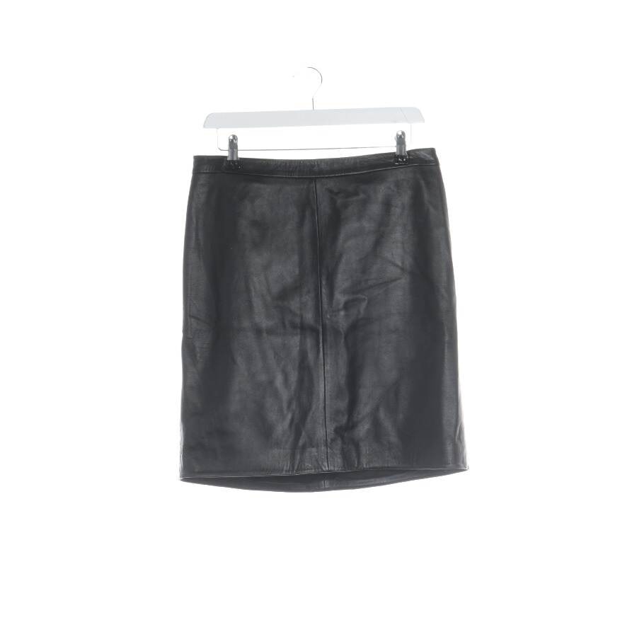 Image 1 of Leather Skirt L Black in color Black | Vite EnVogue
