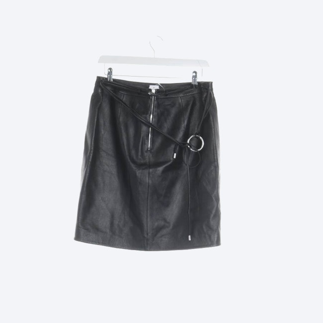 Image 2 of Leather Skirt L Black in color Black | Vite EnVogue