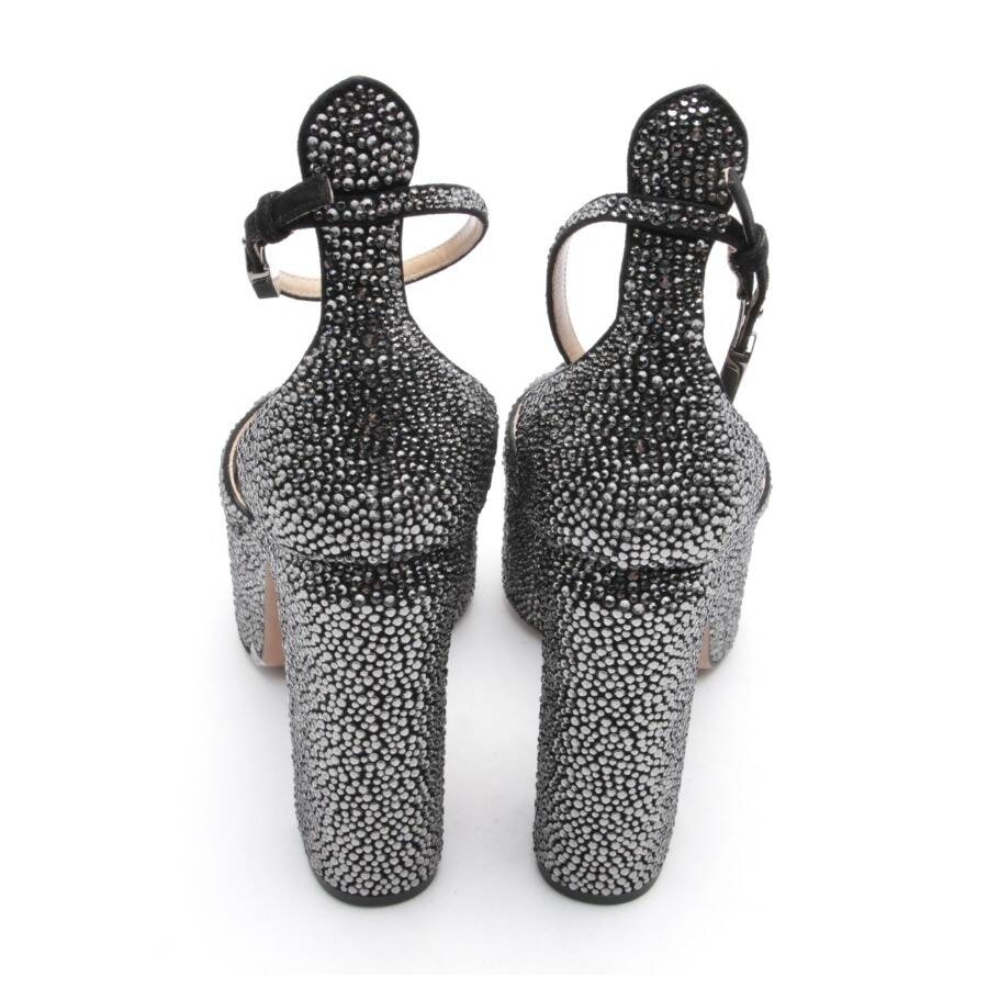 Image 3 of Heeled Sandals EUR 35 Silver in color Metallic | Vite EnVogue