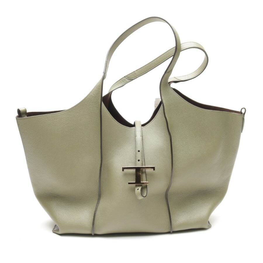 Image 1 of Shopping Bag Timeless Shopper Olive Green in color Green | Vite EnVogue