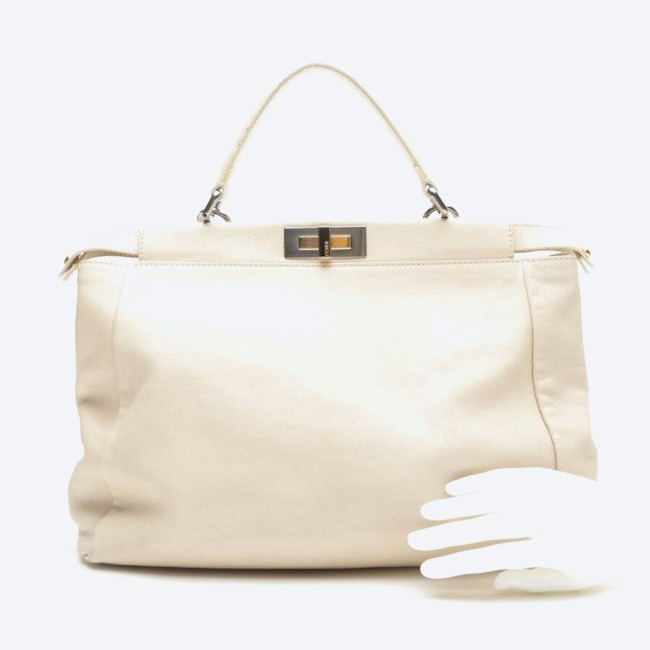 Bild 4 von Peek-a-boo Handtasche Beige in Farbe Weiß | Vite EnVogue