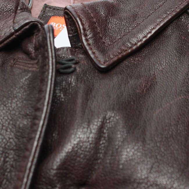 Image 3 of LeatherJacket 42 Dark Brown in color Brown | Vite EnVogue