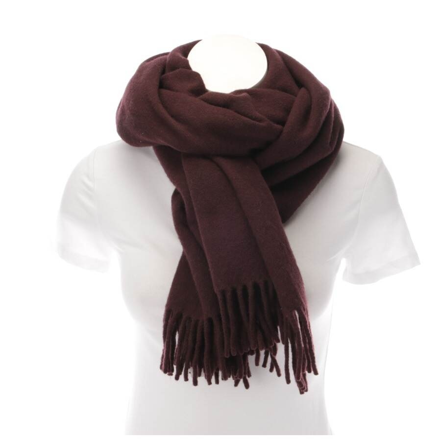Image 1 of Wool Shawl Dark Brown in color Brown | Vite EnVogue