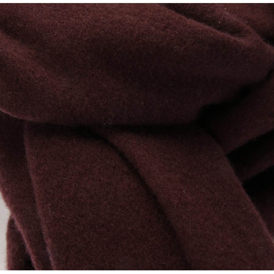 Image 2 of Wool Shawl Dark Brown in color Brown | Vite EnVogue