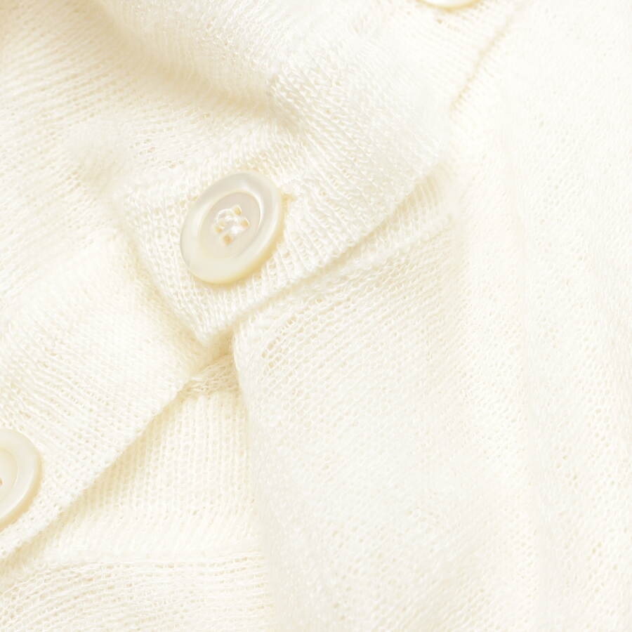 Image 3 of Linen Cardigan M Cream in color White | Vite EnVogue