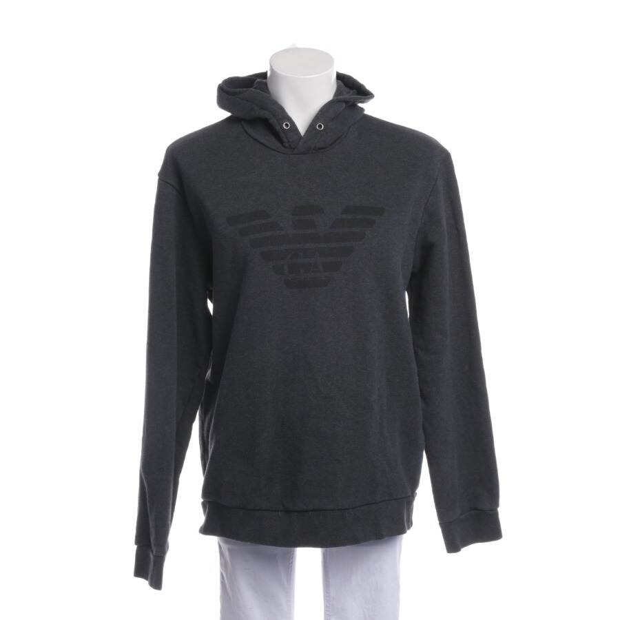 Image 1 of Hooded Sweatshirt L Dark Gray in color Gray | Vite EnVogue