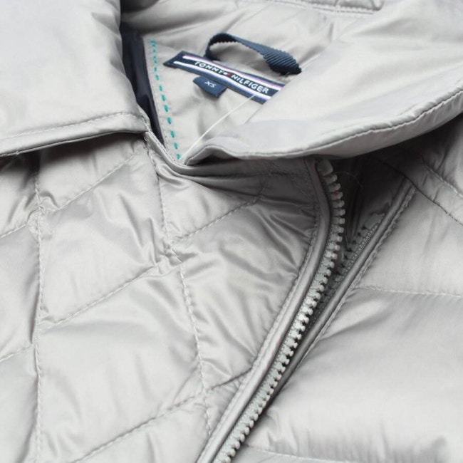 Image 3 of Quilted Jacket XS Silver in color Metallic | Vite EnVogue