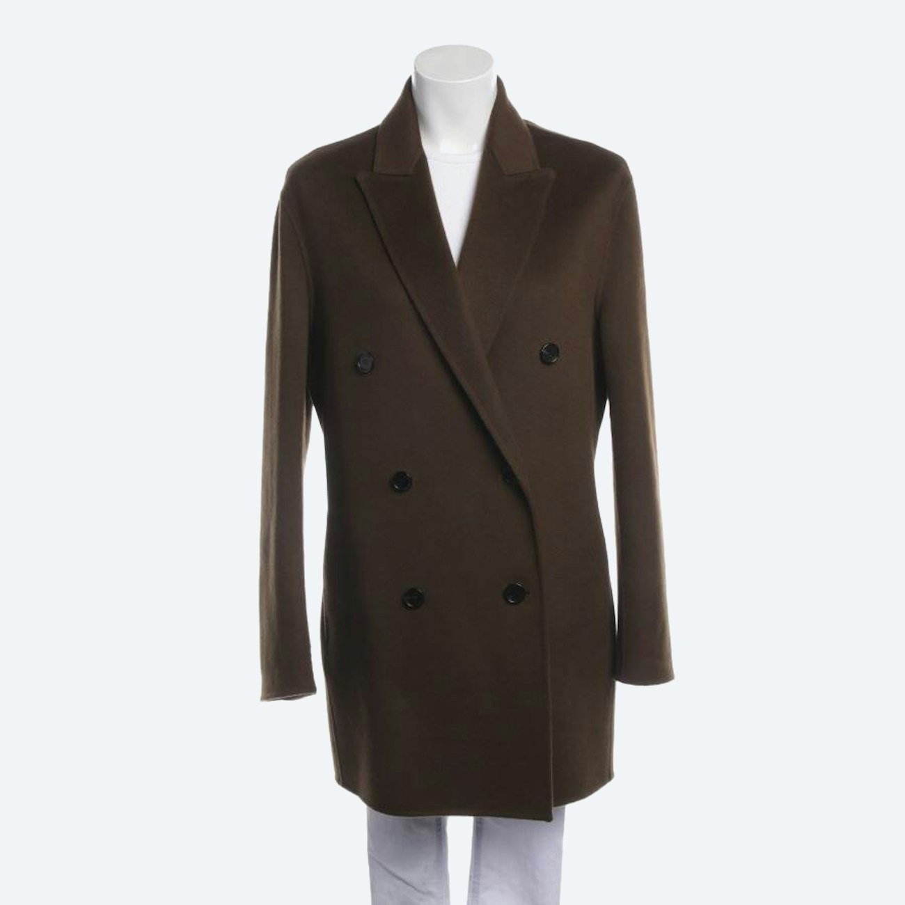 Image 1 of Wool Coat 34 Brown in color Brown | Vite EnVogue