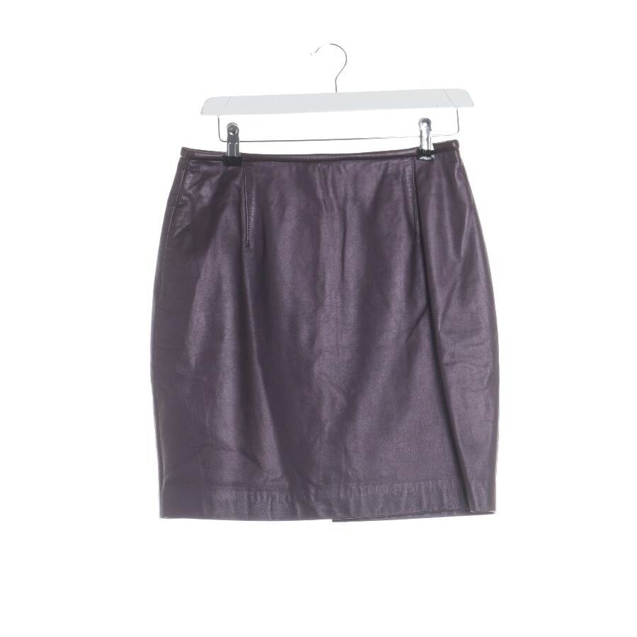 Image 1 of Leather Skirt 40 Purple in color Purple | Vite EnVogue
