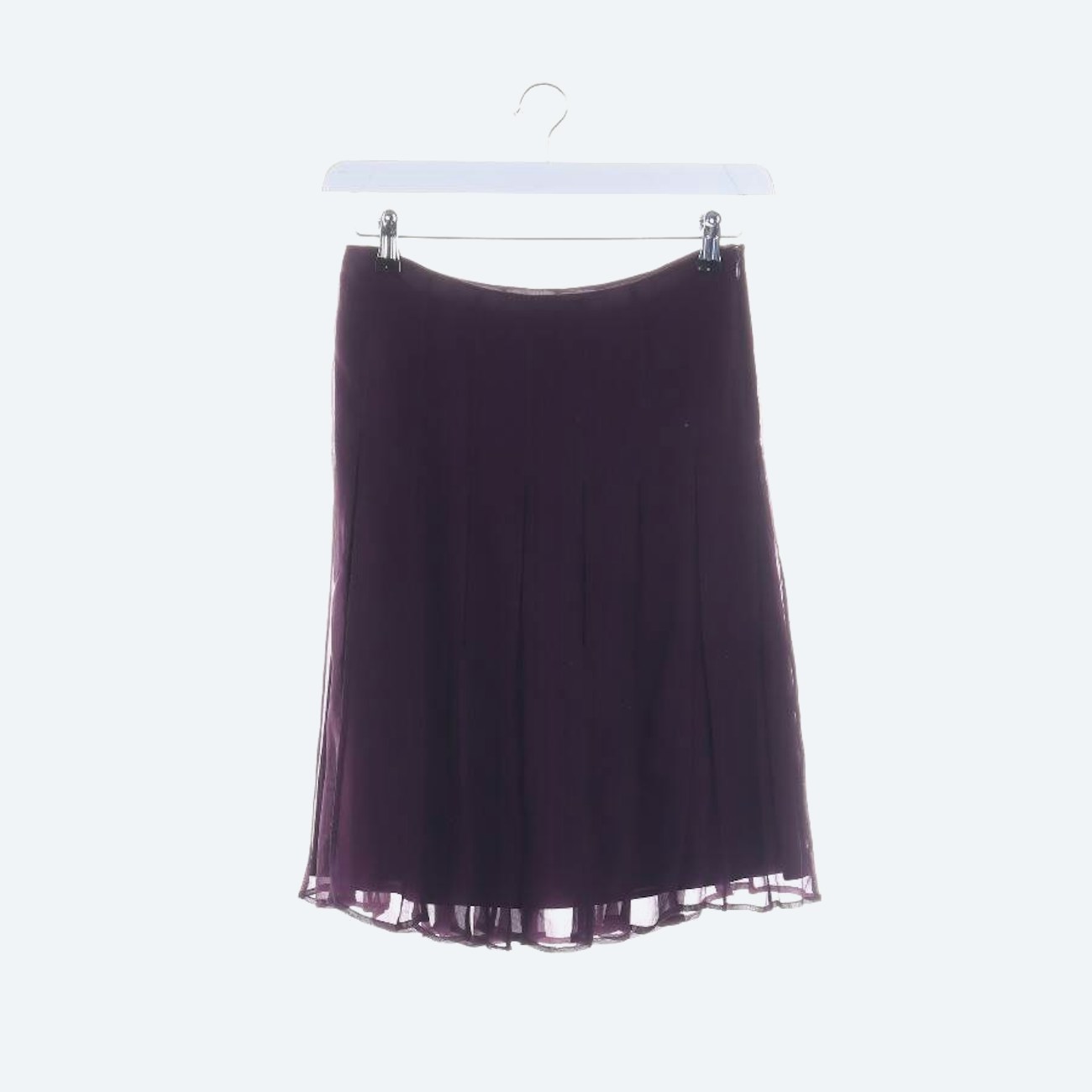 Image 1 of Silk Skirt 32 Purple in color Purple | Vite EnVogue