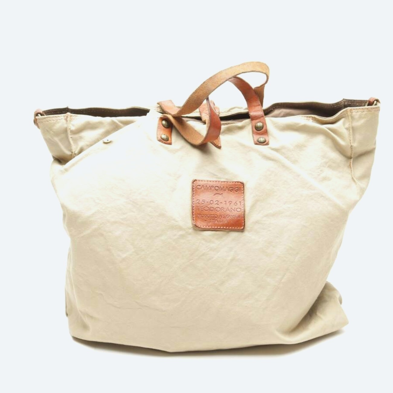 Image 1 of Handbag Beige in color White | Vite EnVogue