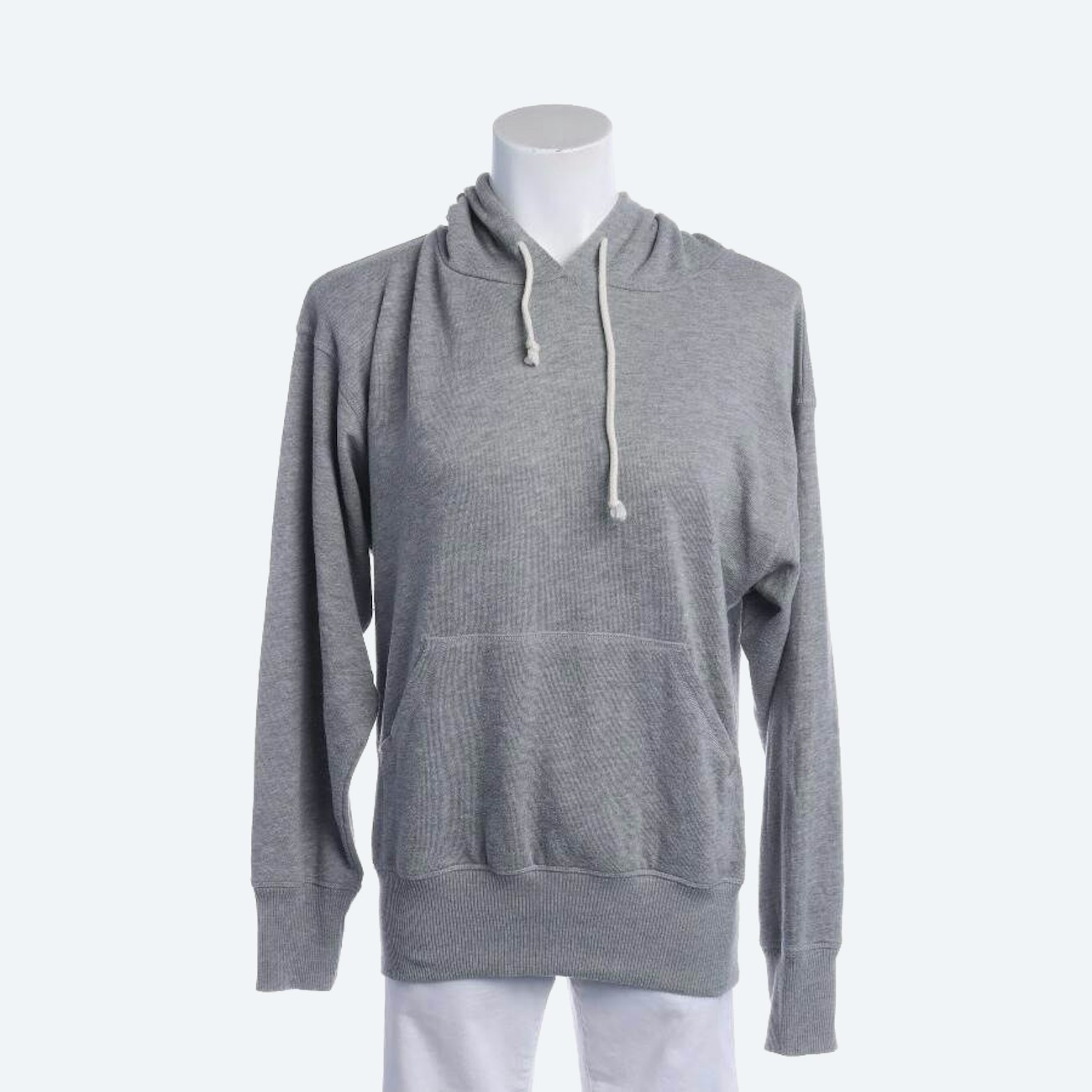 Image 1 of Hooded Sweatshirt S Light Gray in color Gray | Vite EnVogue