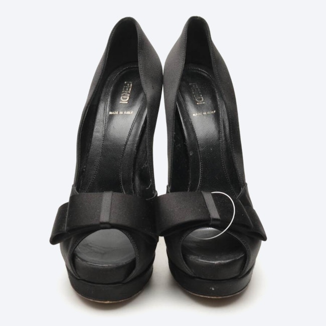 Image 2 of Peep Toes EUR 40 Black in color Black | Vite EnVogue