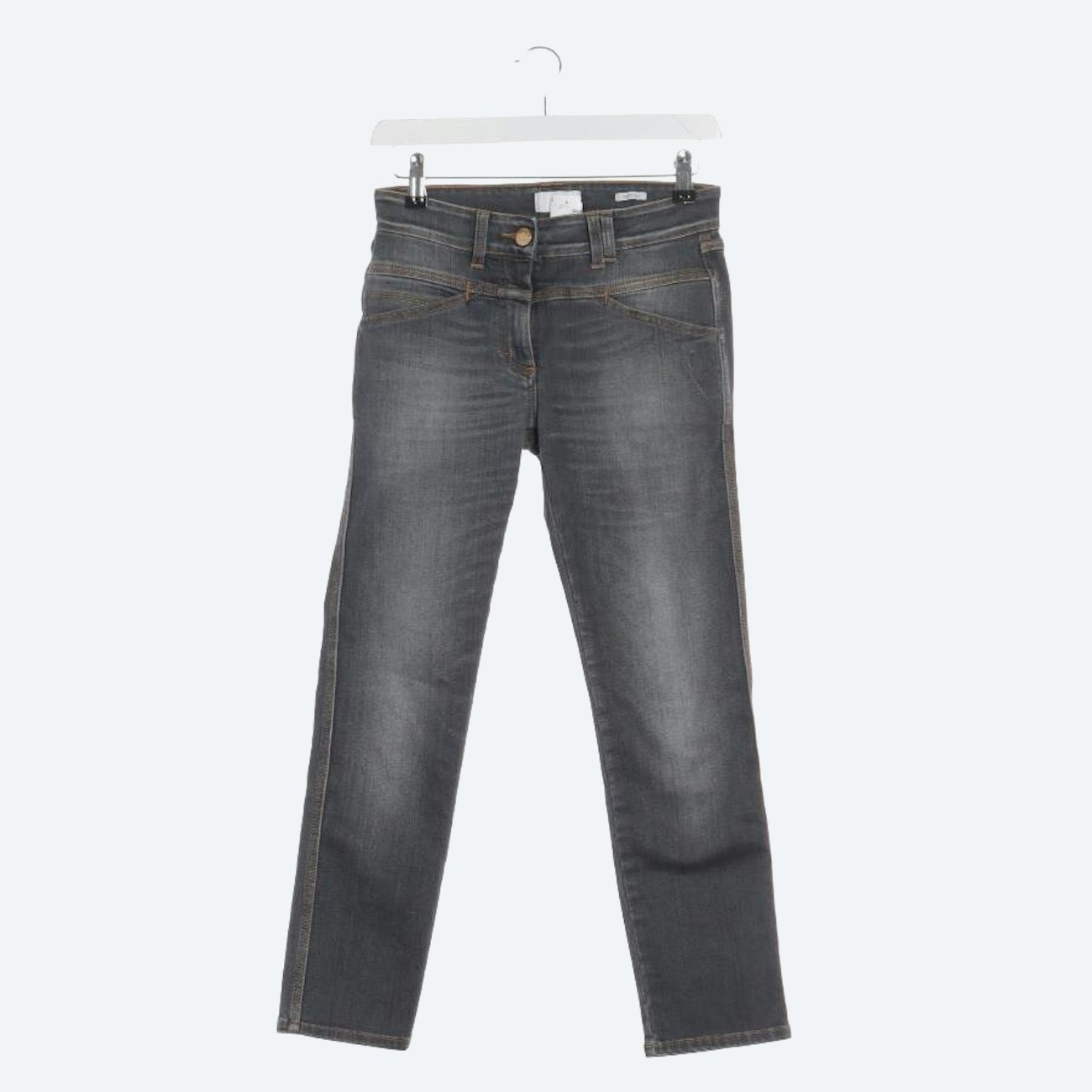 Image 1 of Jeans Straight Fit 38 Gray in color Gray | Vite EnVogue