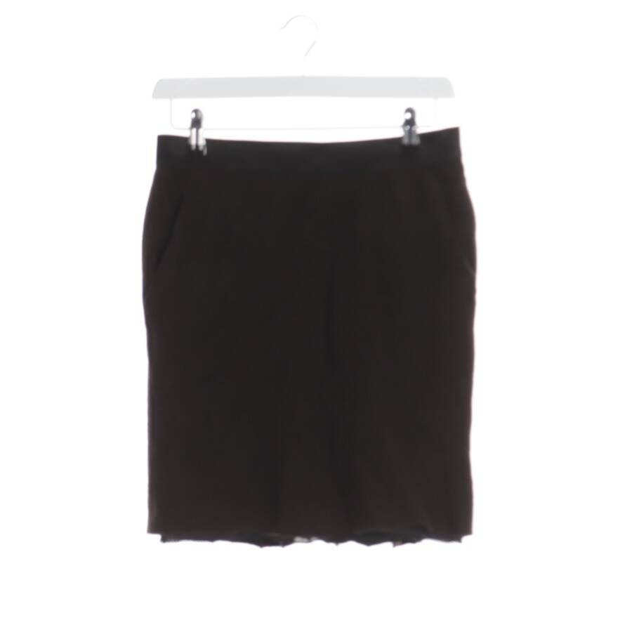 Image 1 of Wool Skirt 36 Dark Brown in color Brown | Vite EnVogue
