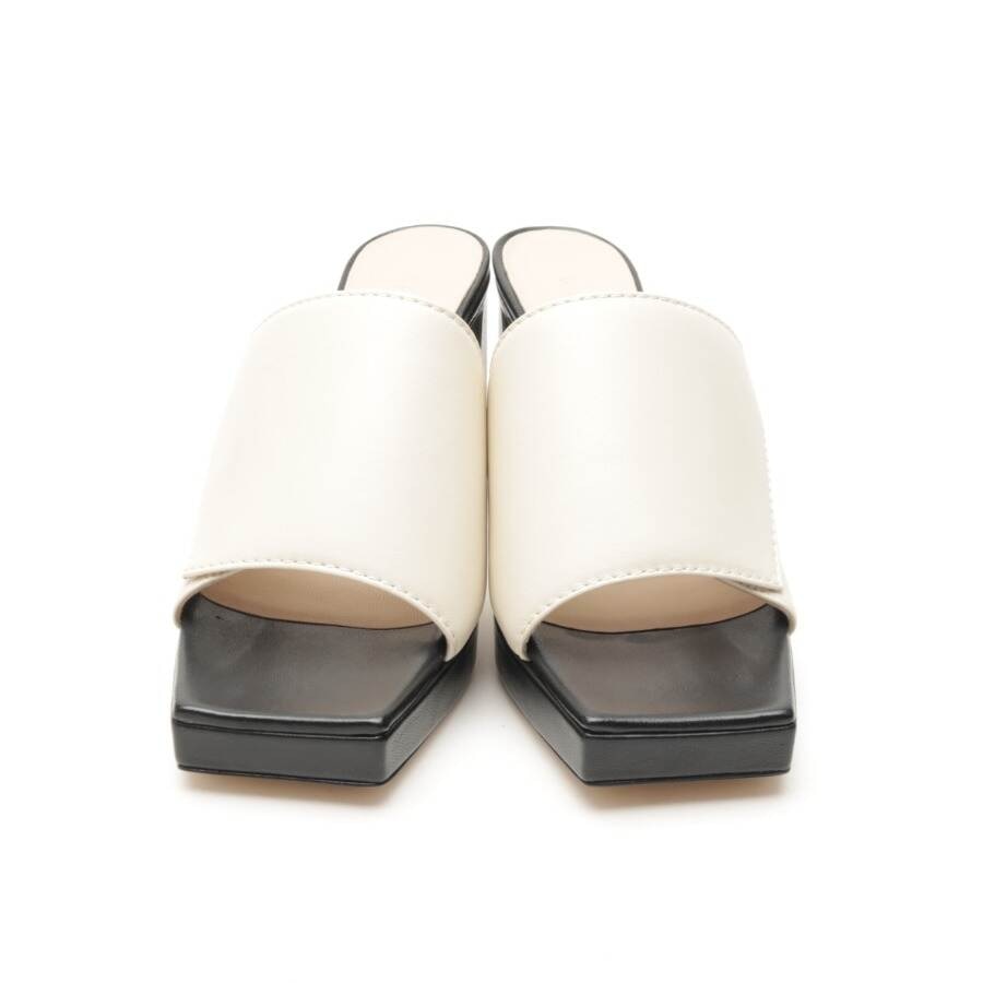 Image 2 of Sandals EUR38 Cream in color White | Vite EnVogue