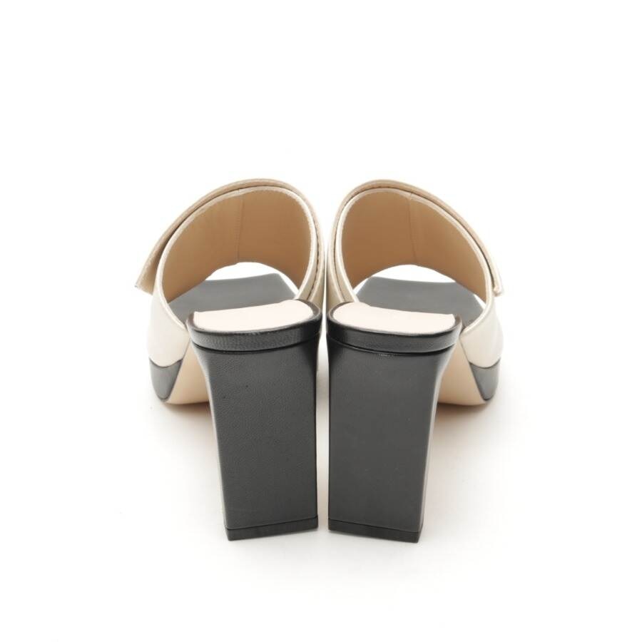 Image 3 of Sandals EUR38 Cream in color White | Vite EnVogue