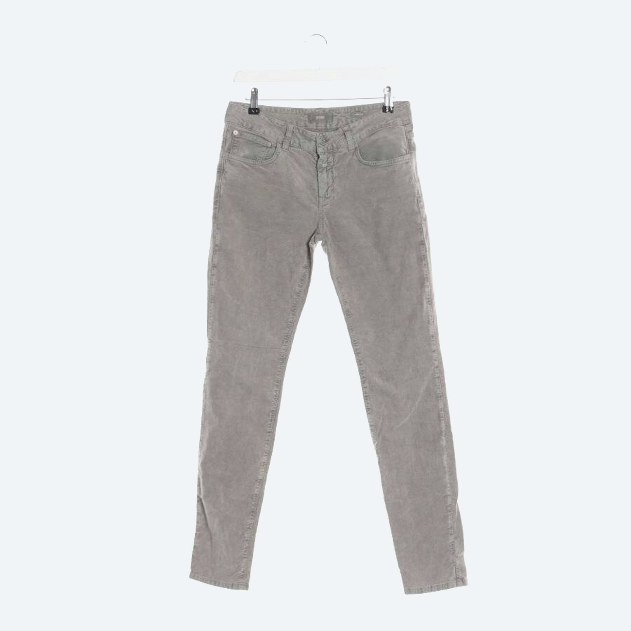 Image 1 of Corduroy Pants W27 Light Gray in color Gray | Vite EnVogue