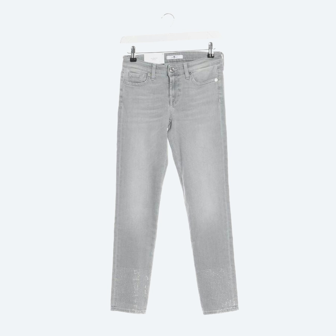 Image 1 of Jeans Slim Fit W25 Light Gray in color Gray | Vite EnVogue