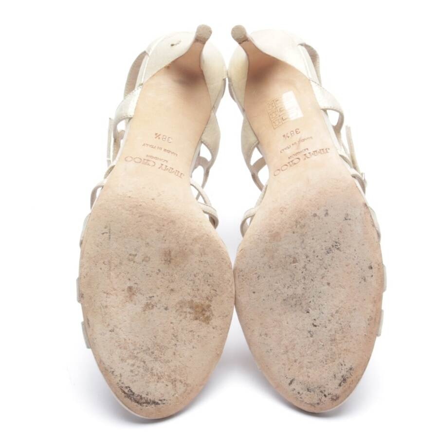 Image 4 of Heeled Sandals EUR 38.5 Gold in color Metallic | Vite EnVogue