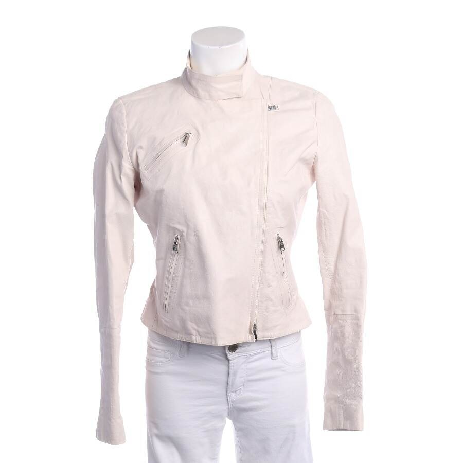 Image 1 of LeatherJacket 36 Beige in color White | Vite EnVogue