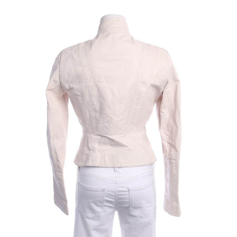 Image 2 of LeatherJacket 36 Beige in color White | Vite EnVogue