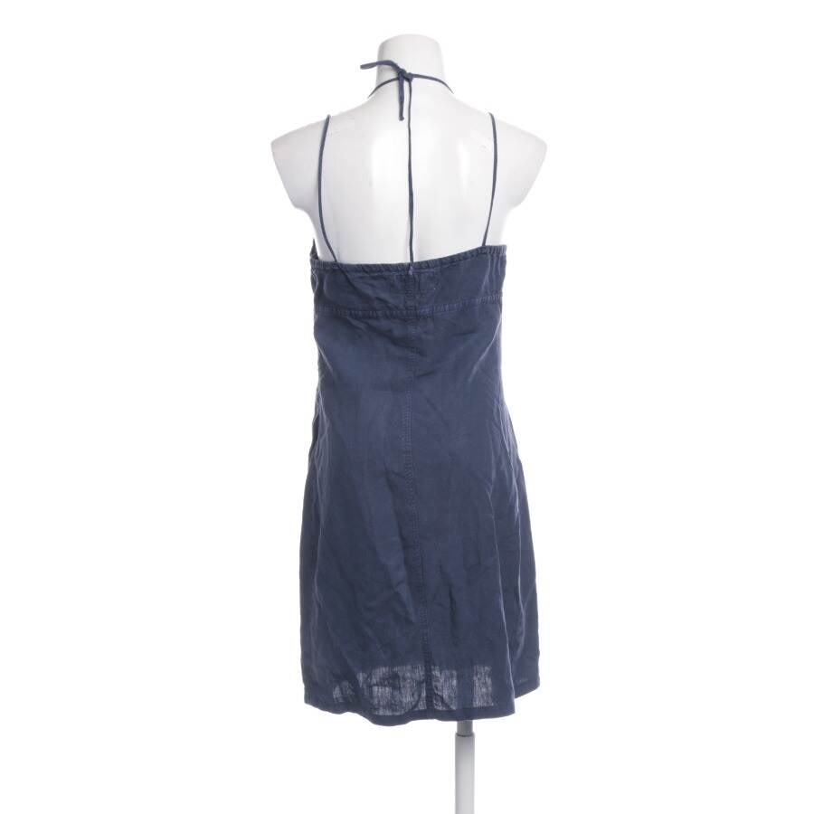 Image 2 of Linen Dress M Blue in color Blue | Vite EnVogue