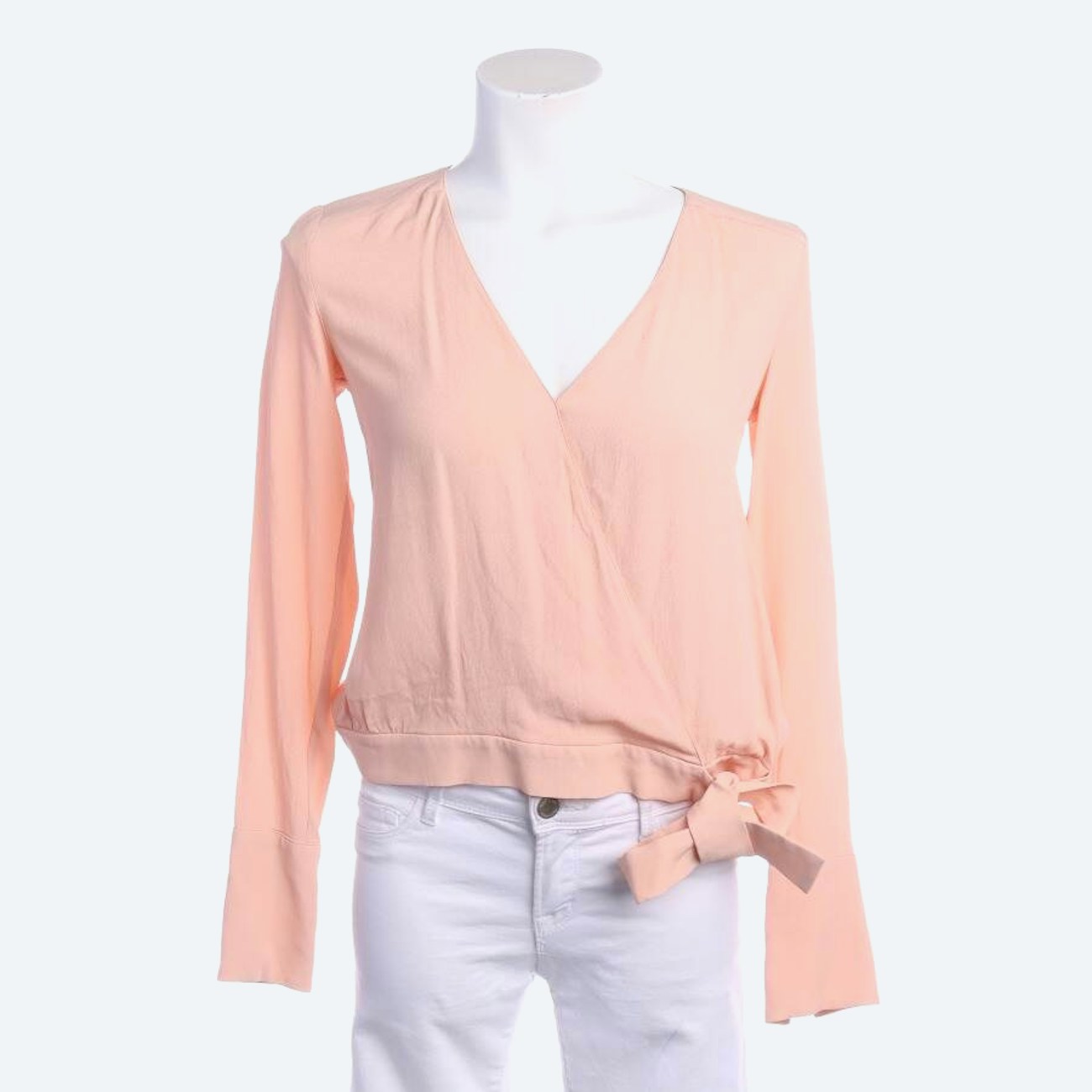 Image 1 of Shirt Blouse 34 Peach in color Orange | Vite EnVogue