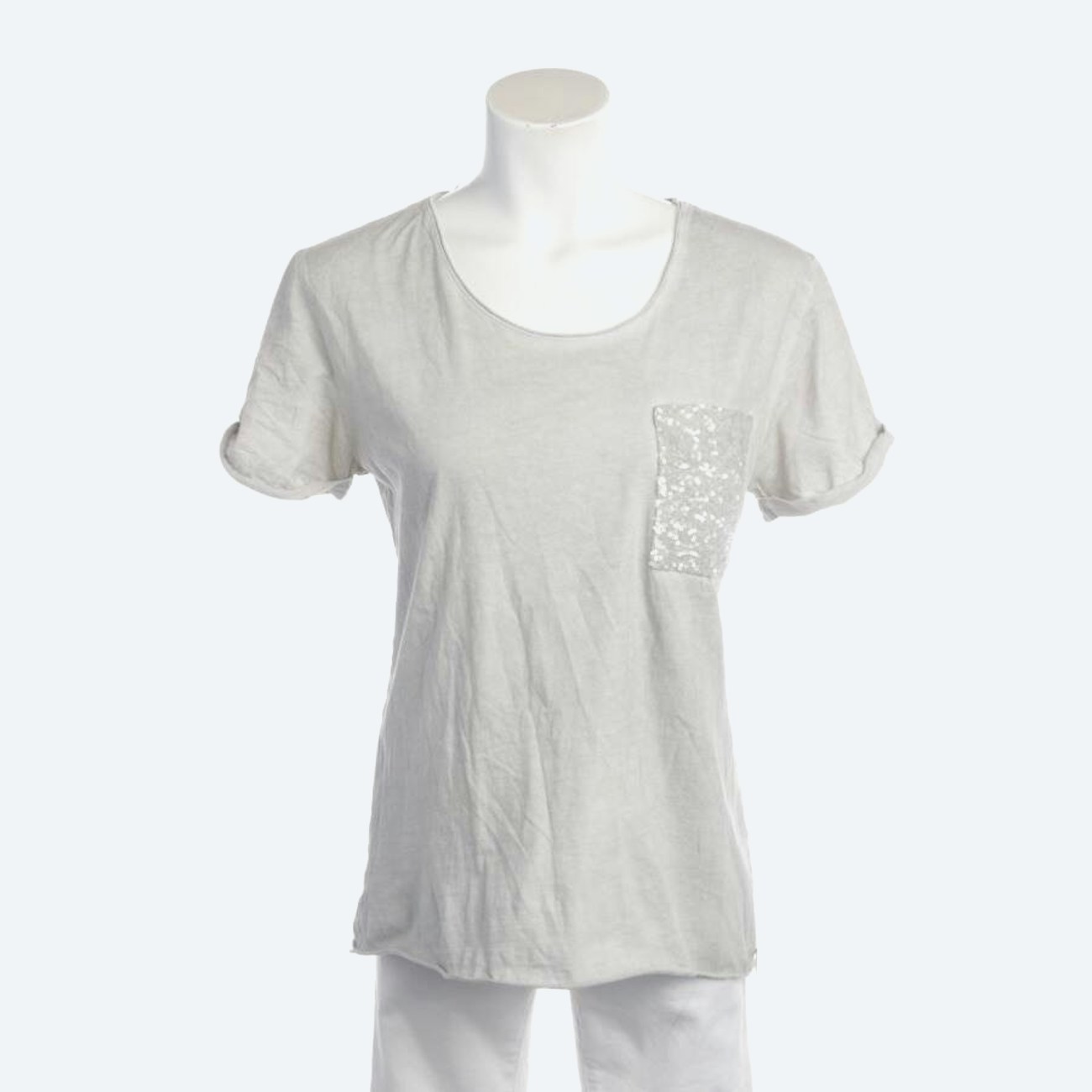 Bild 1 von Shirt M Hellgrau in Farbe Grau | Vite EnVogue