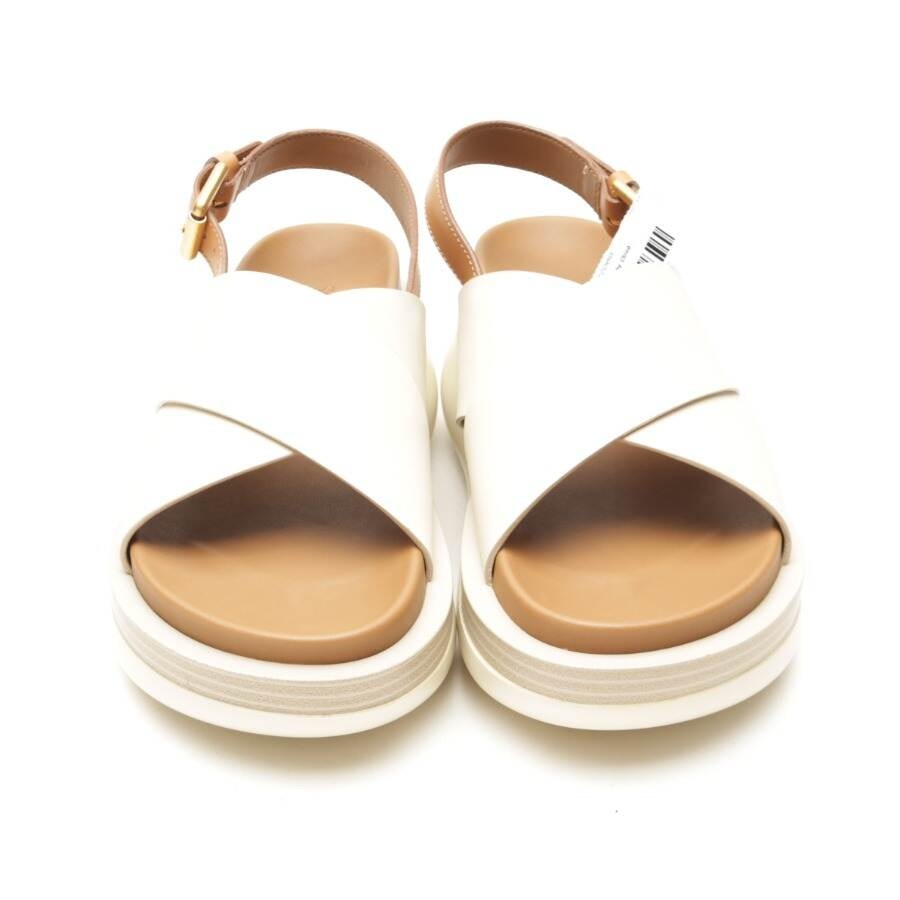 Image 2 of Platform Sandals EUR38 Cream in color White | Vite EnVogue