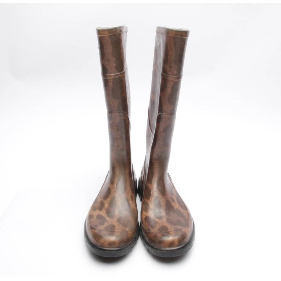 Image 2 of Rain Boots EUR38 Brown in color Brown | Vite EnVogue