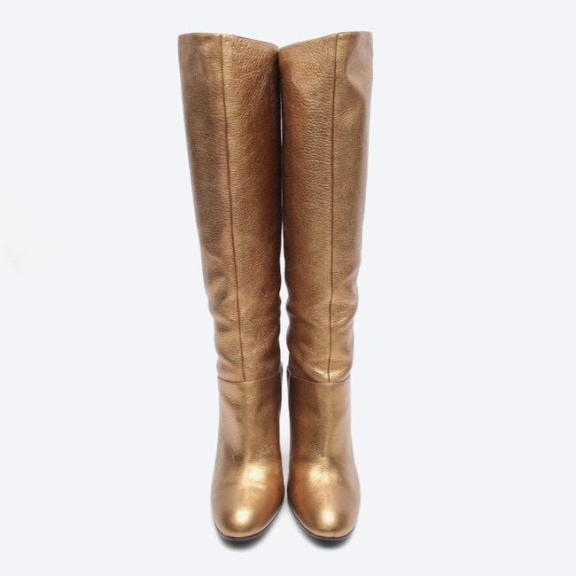 Image 2 of Boots EUR 41 Gold in color Metallic | Vite EnVogue